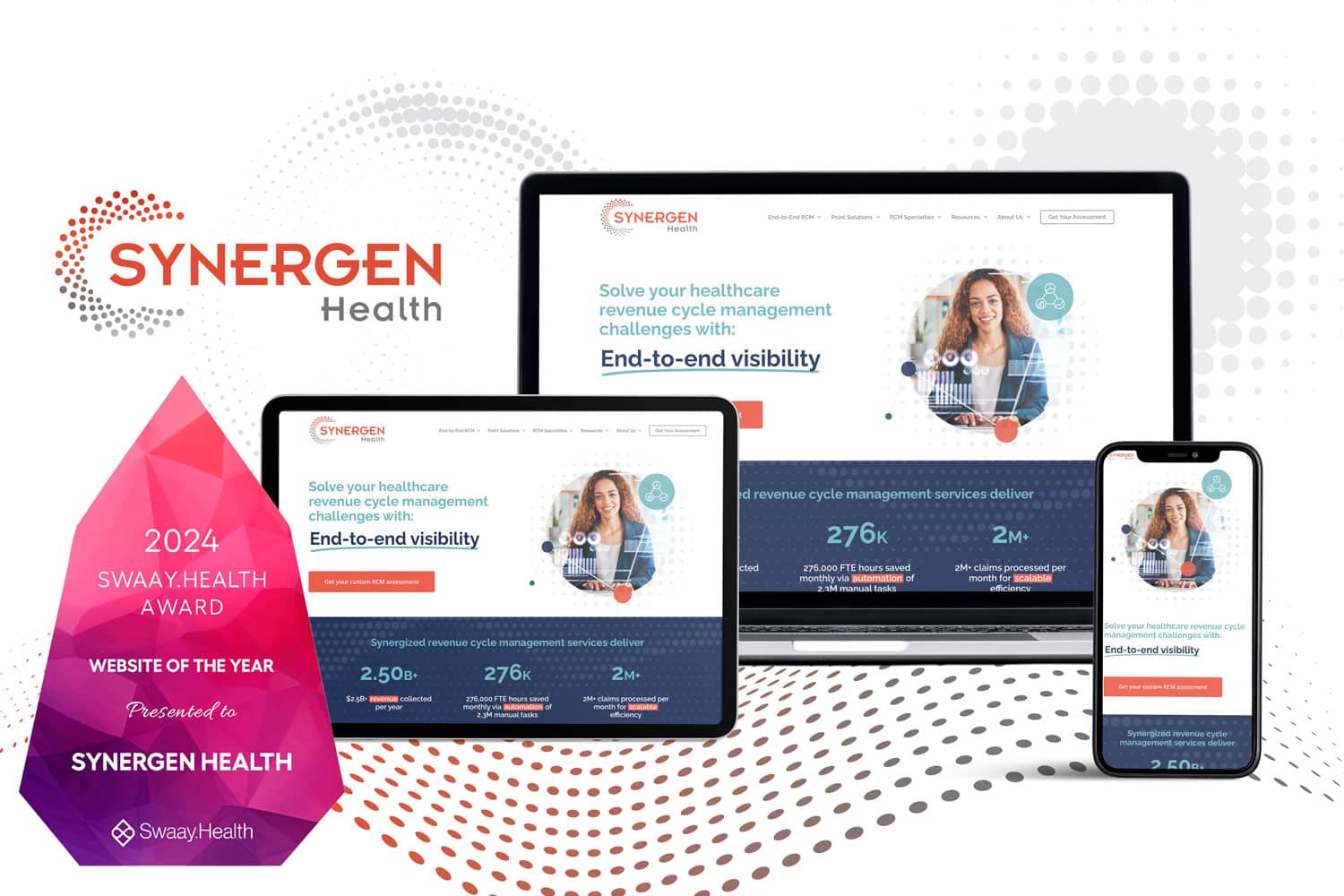 SYNERGEN Health responsive website design