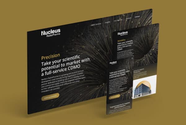 Nucleus RadioPharma responsive website design