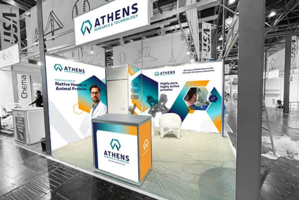 Athens Research & Technology Trade Show Booth Design